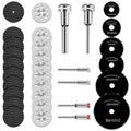 Cutting Wheel Set for Dremel Rotary Tool, HSS Circular Saw Blades, Resin Cutting Discs, 545 Diamond Cutting Wheels, 3 Different Cut off Wheels for Cutting Wood, Glass, Plastic, Stone, Metal, DIY Craft