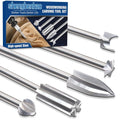 Wood Carving Drill Bits Set for Dremel Rotary Tool, Engraving Drill Bits Wood Carving Tools with 1/8” Shank for DIY Woodworking Carving Grinding Engraving Drilling Micro Sculpture